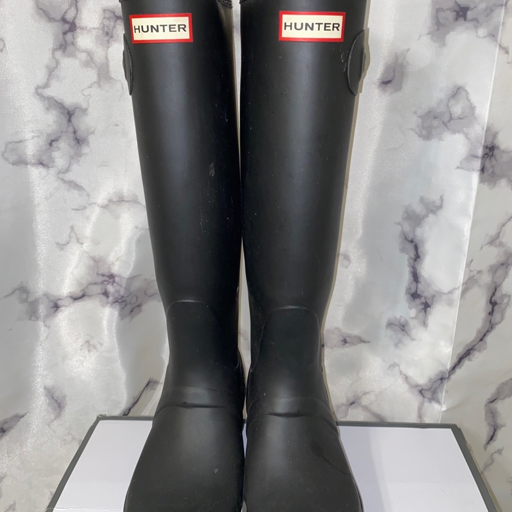 Matte Black Hunter Boots